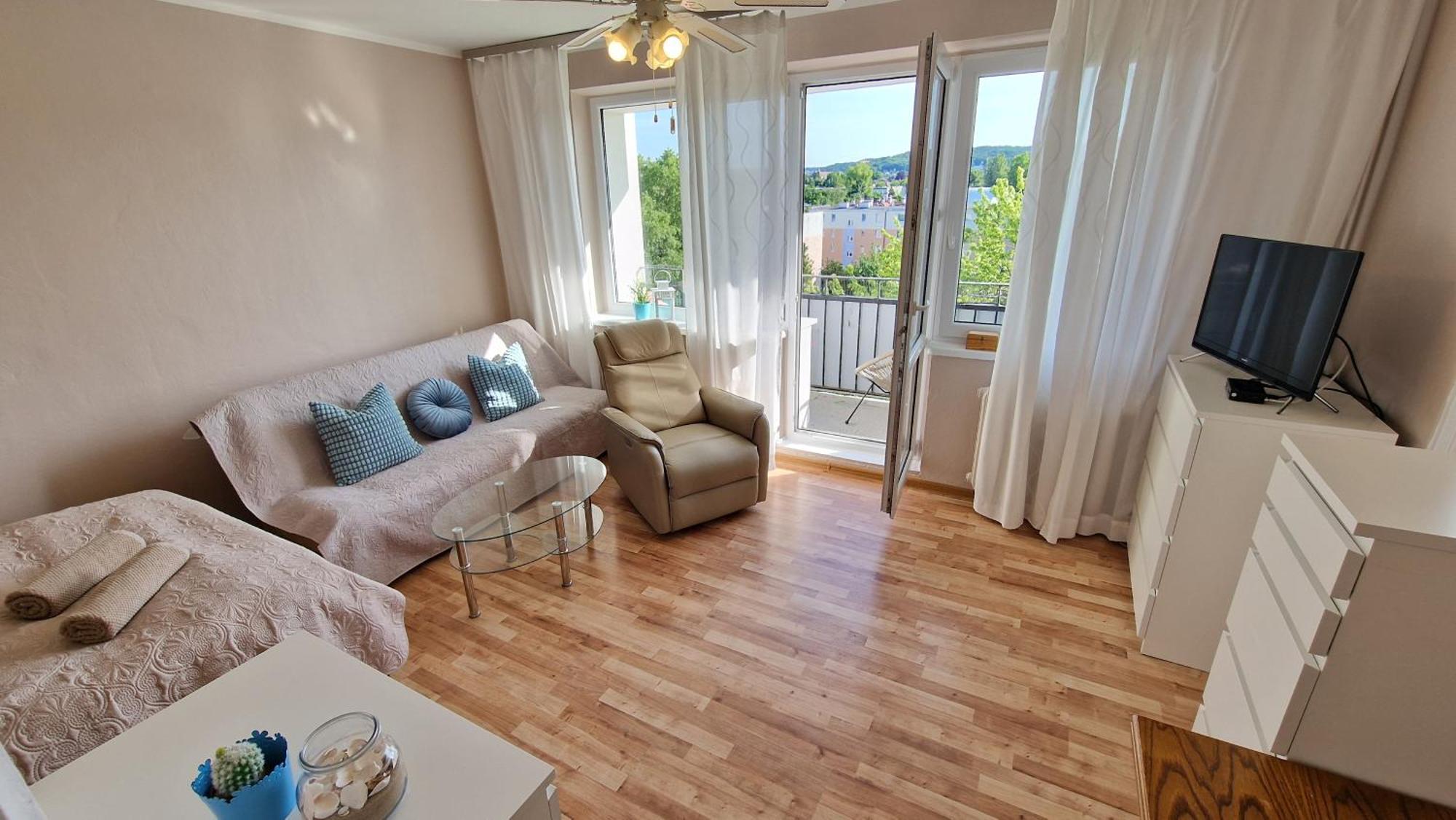 Apartment Mango Lu Z Balkonem, Plaza 300m *