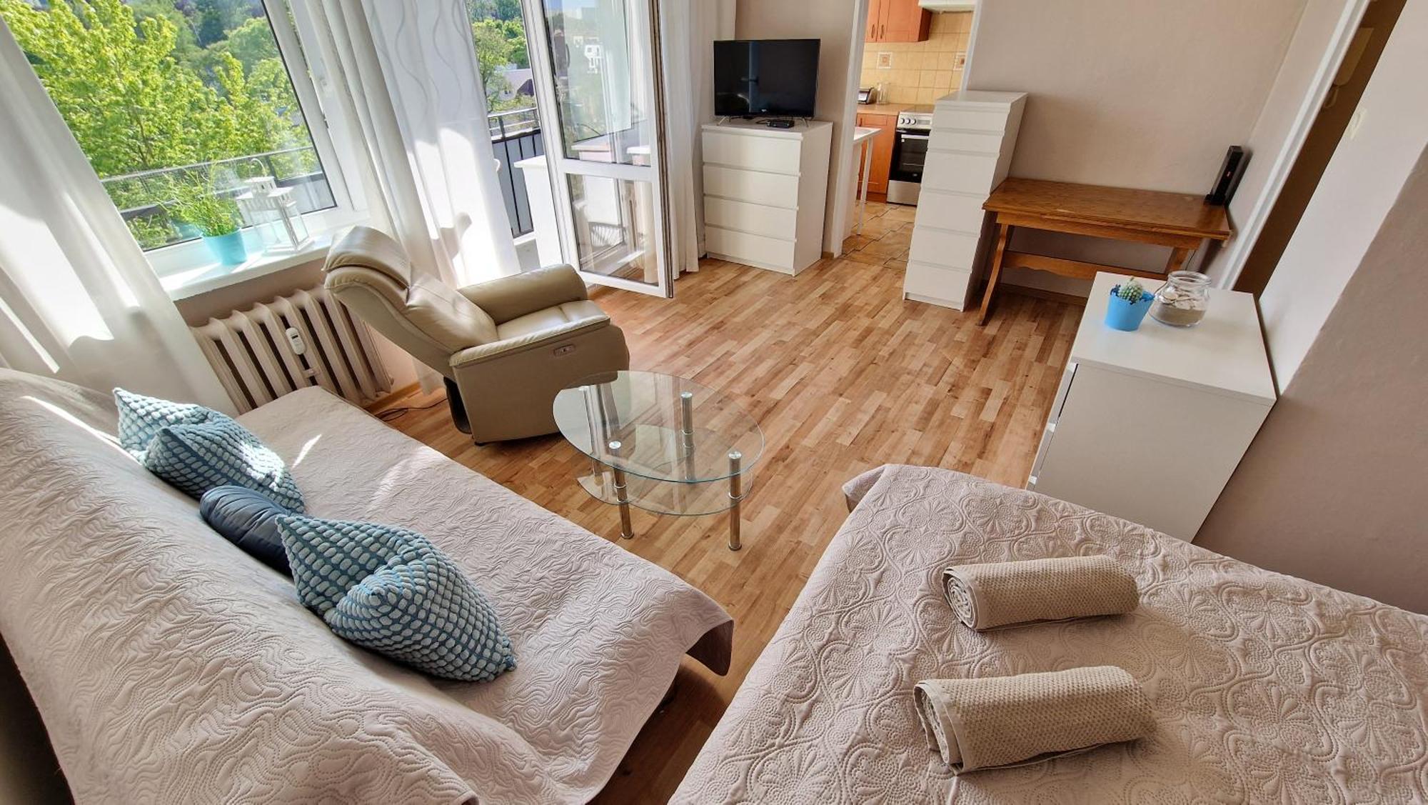 Apartment Mango Lu Z Balkonem, Plaza 300m *