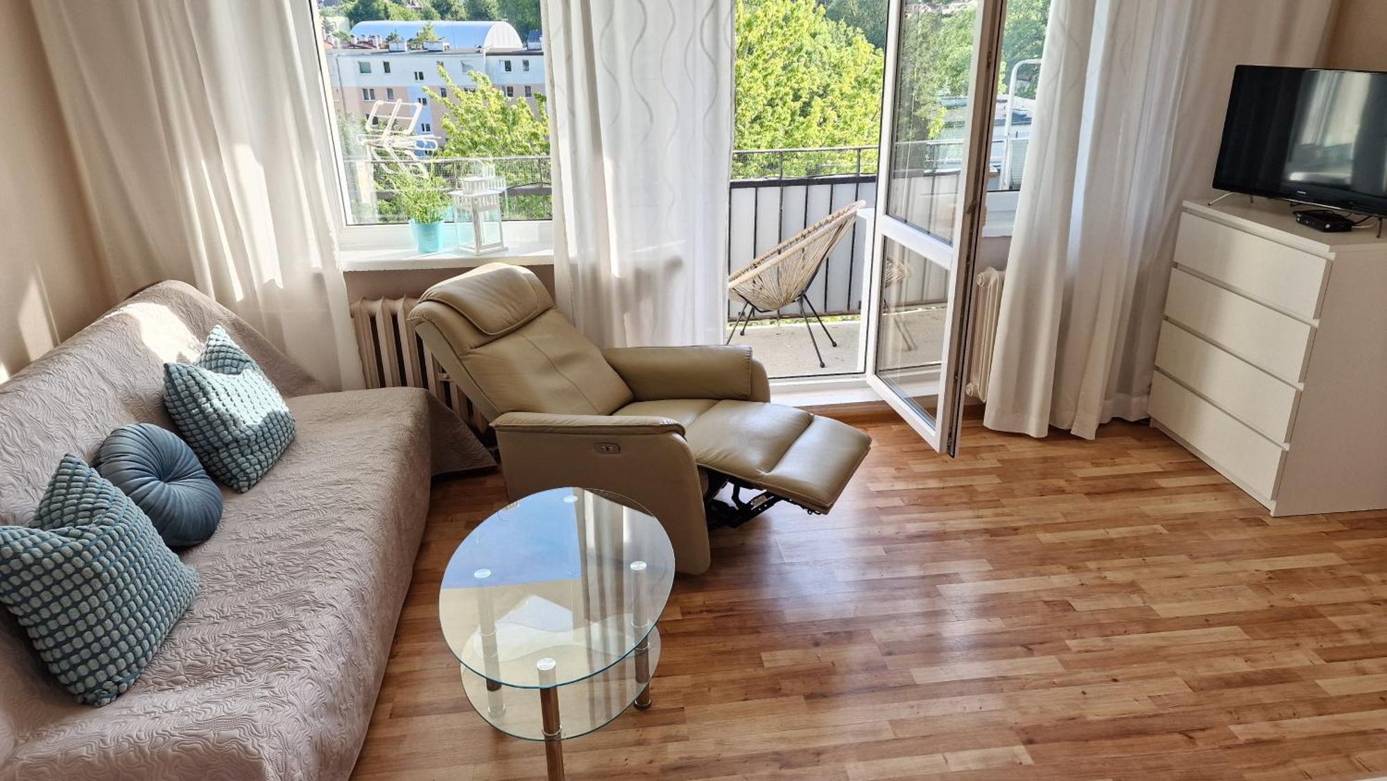 Mango Lu Z Balkonem, Plaza 300m Apartment Sopot